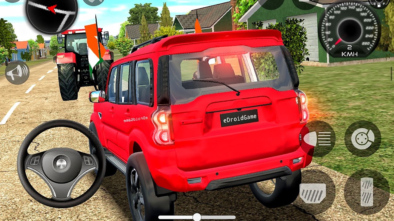 New Indian Cars Simulator 2026: Mahindra Scorpio Driving 3D Gadi Wala Game Car Game Android Gameplay