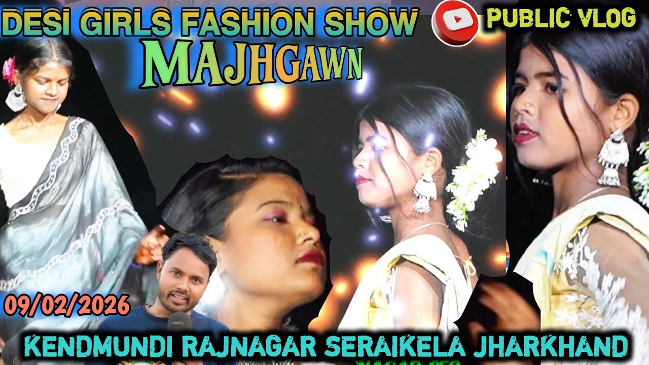 Majhgawn Fashion show 2026||Chemek Taram||PUBLIC VLOG||@BSmurmu1293 