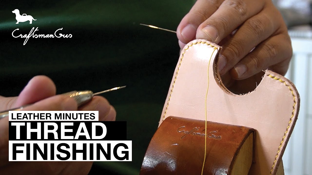 Leather Minutes ep9: Finishing Linen Thread