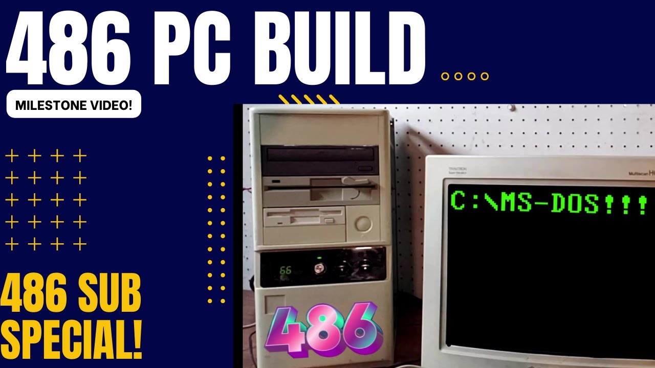 486 Pc Build! Retro build for a milestone!