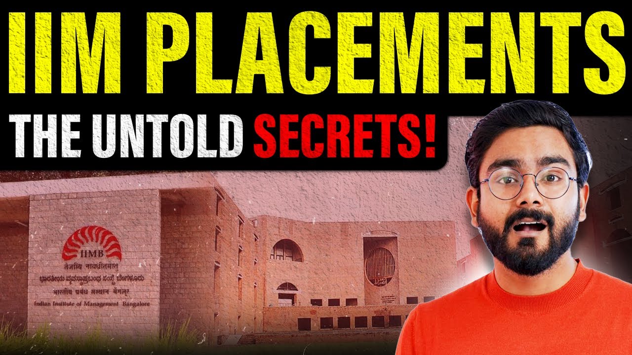 IIM Secrets REVEALED | The Untold SECRETS Behind IIM PLACEMENTS | Honest Details by The IIM Guy