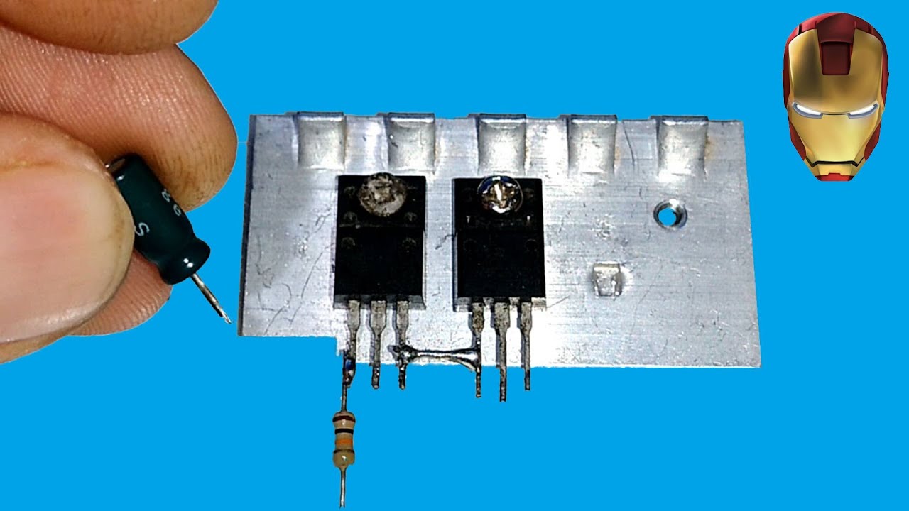 Amplificador de Áudio Caseiro Usando 2 Mosfets 👉 Curtam só