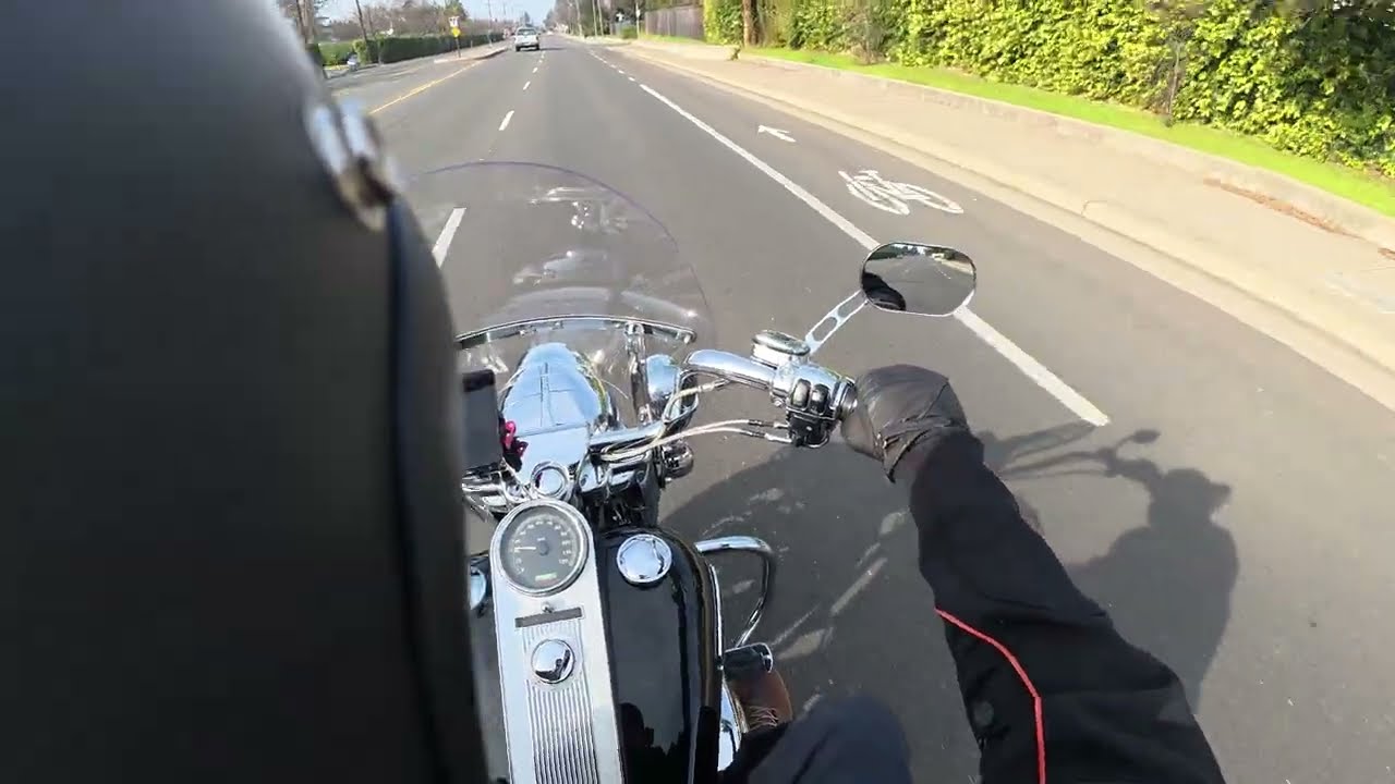 First ride with new Feuling kit 7220P / to the gas station 1 DP