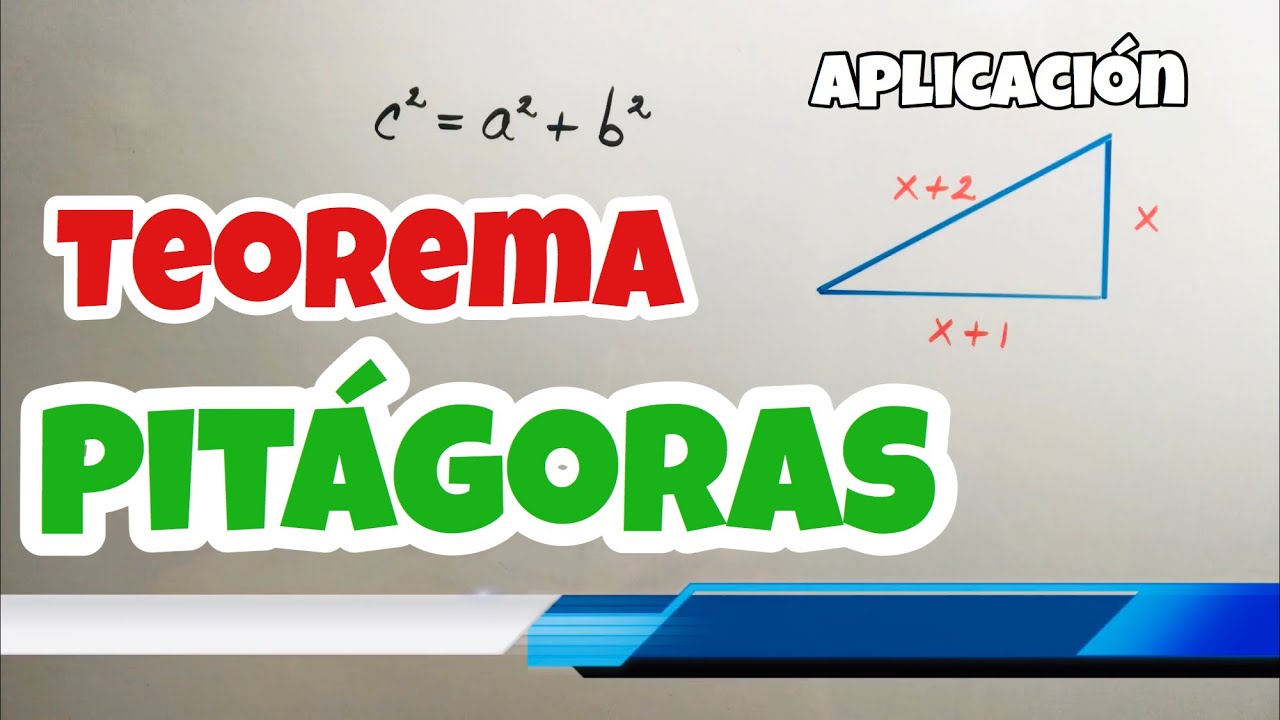 TEOREMA DE PITÁGORAS 🔻 con Ecuaciones