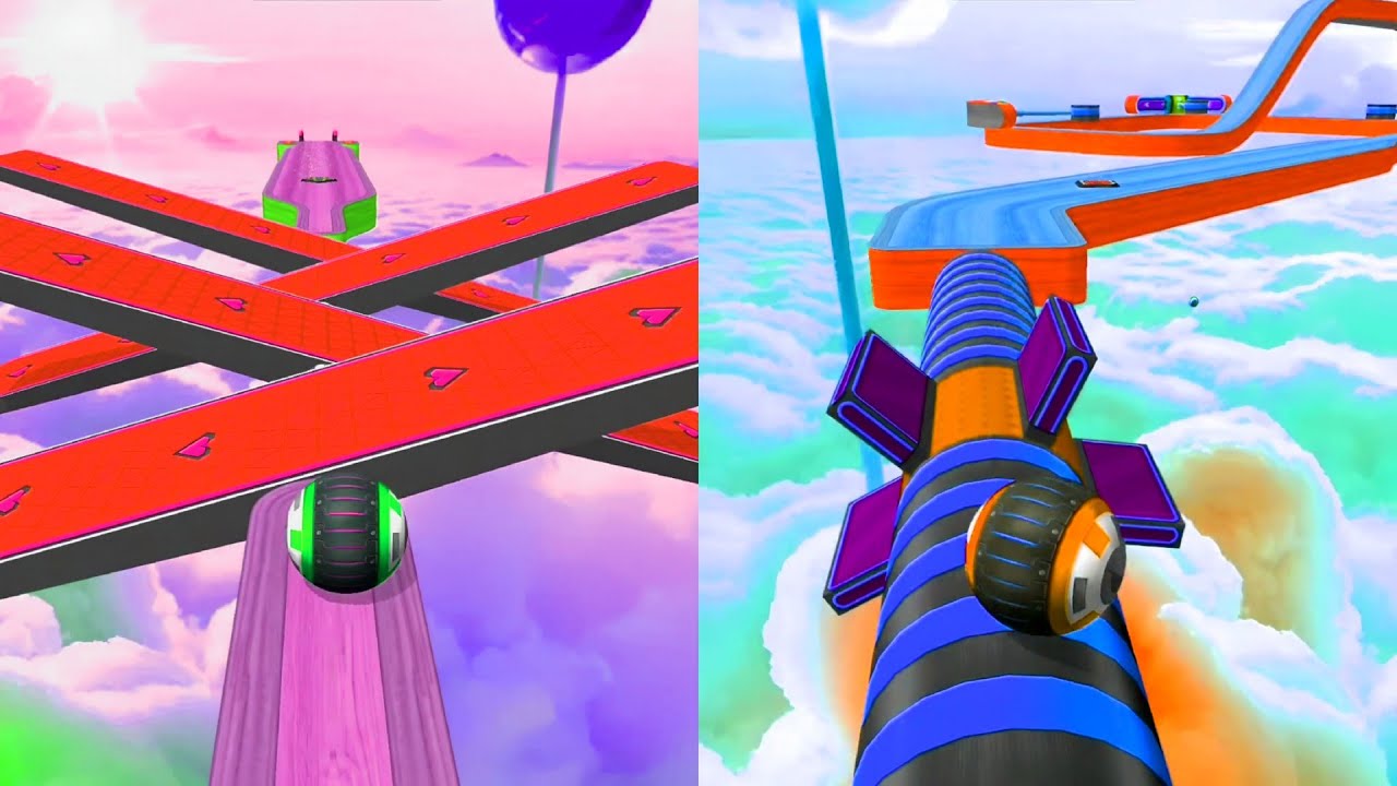 Going Balls Reverse Speedrun Gameplay! Can You Beat This? (Android & iOS) #Gaming