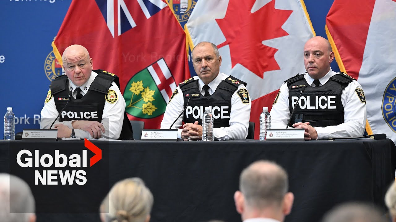 Seven Toronto police officers arrested in major organized crime investigation | FULL