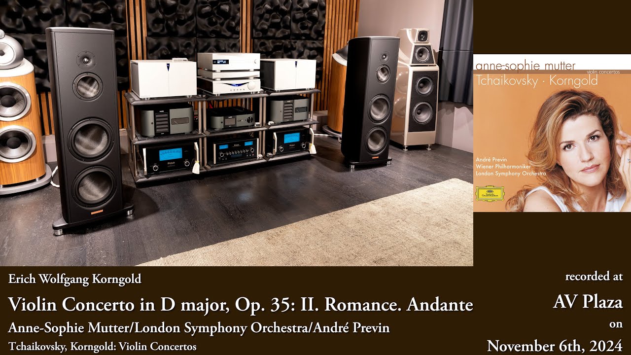 Korngold: Violin Concerto: 2nd mv - Mutter ~ Magico S5 2024 | Audia Flight Strumento No 1 & 8 | dCS
