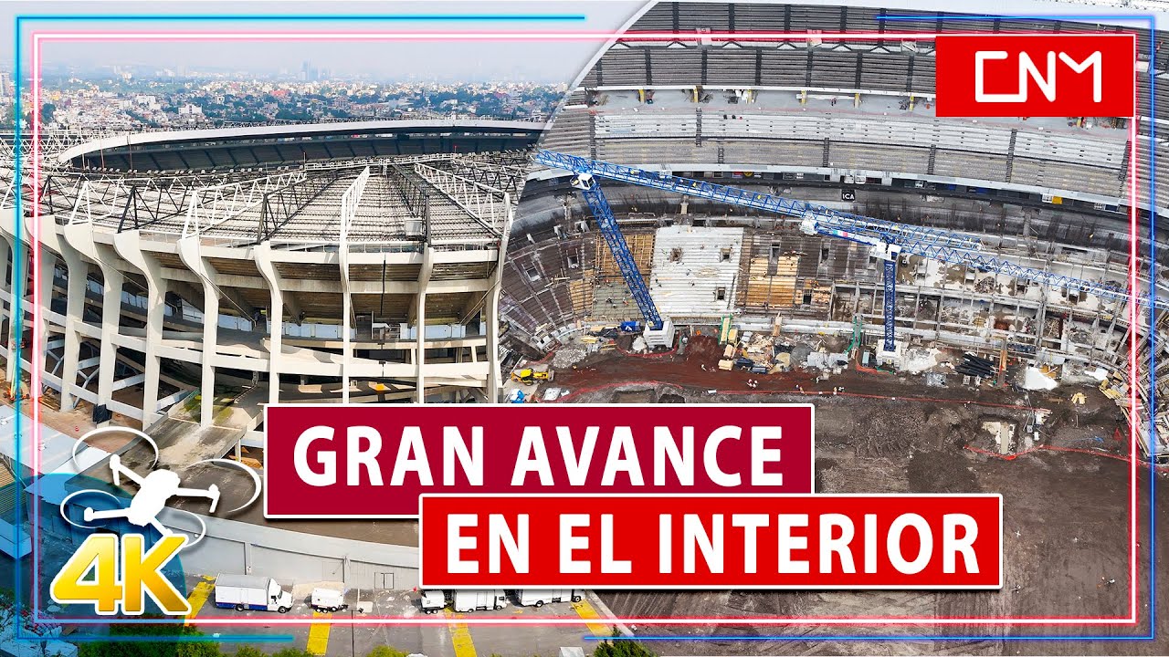 Estadio Azteca, así se ve a 6 meses de su reapertura, avances de septiembre 2025