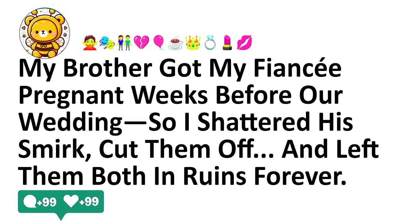 My Brother Got My Fiancée Pregnant Weeks Before Our Wedding—So I Shattered His Smirk, Cut Them Off