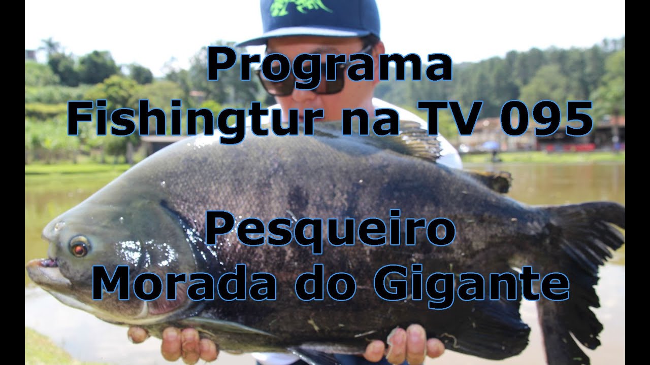 Programa Fishingtur na TV 095  -  Pescaria no Pesqueiro Morada do Gigante