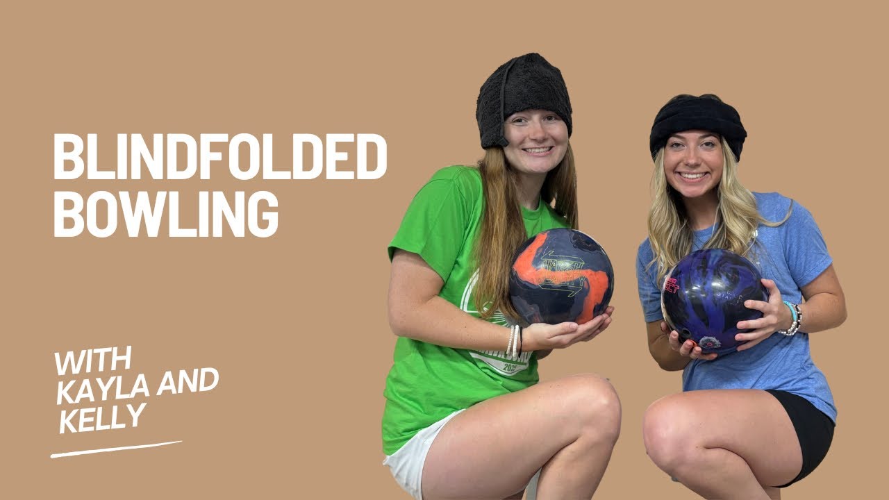 Blindfolded Bowling Match!! With Special Guest Becca Hagerman Commentary 💗✨ 
