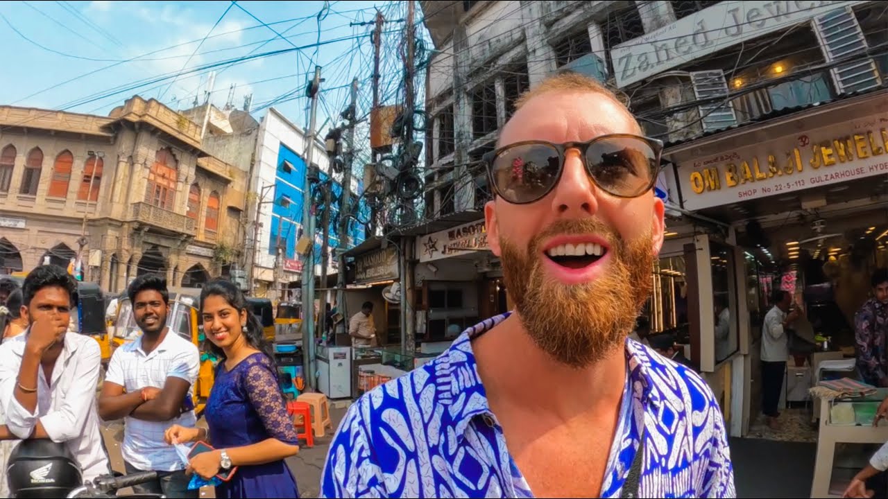 Hyderabad Hospitality in Charminar 🇮🇳  Happy to be Back in India!