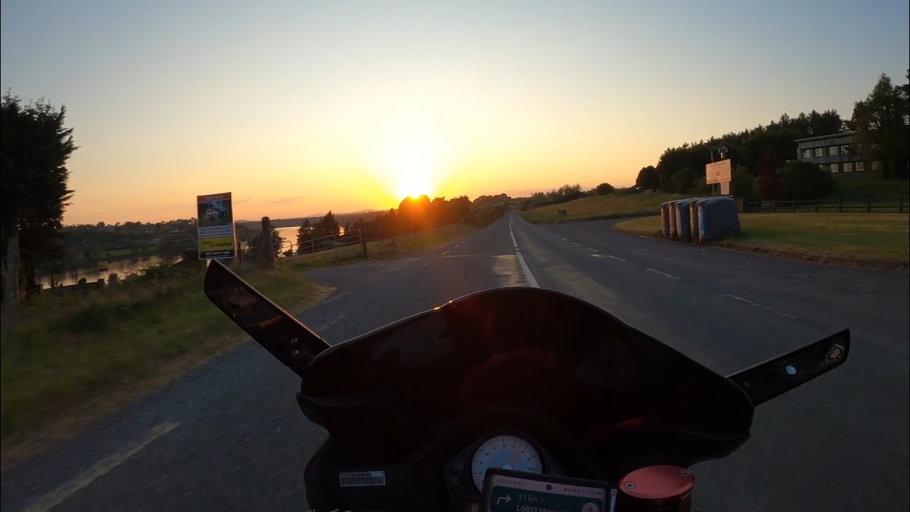 Riding at Sunset