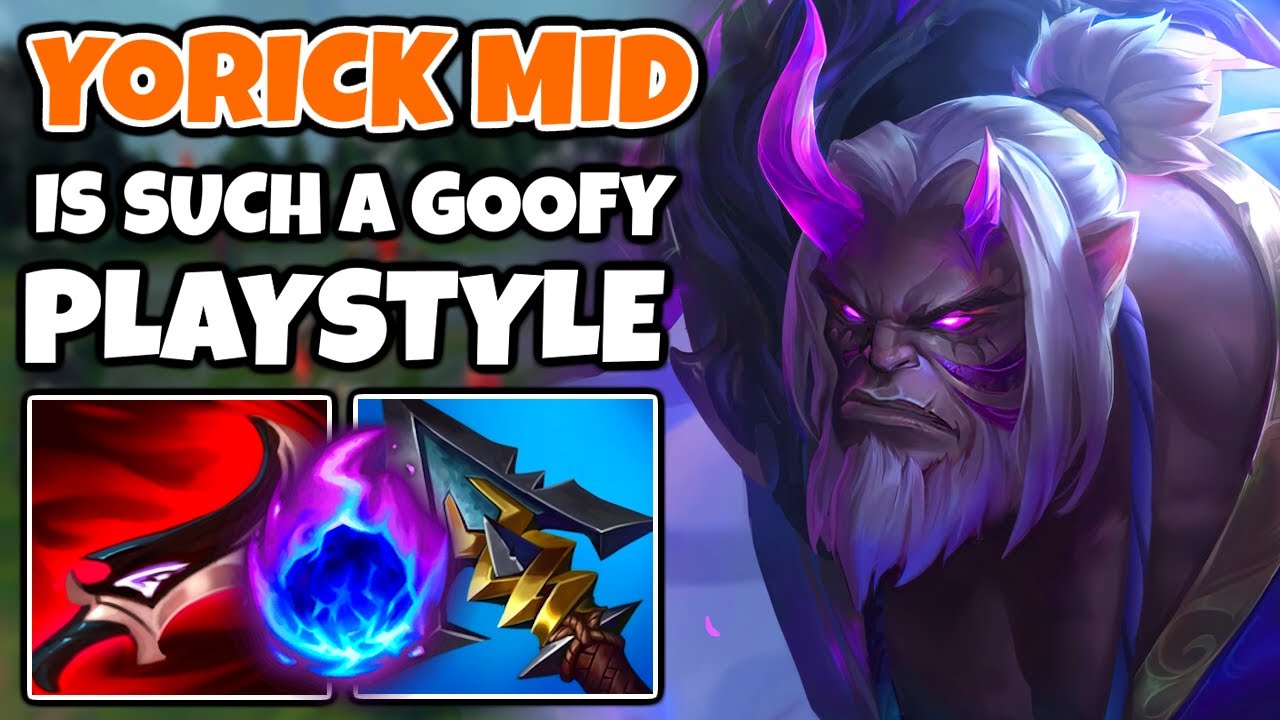 Yorick Mid is literally just sending your little ghouls to kill the enemy for you | Pekin Woof
