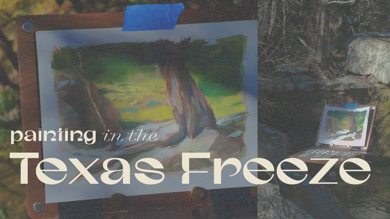 Gouache Painting in the Texas Freeze | Behind the Quiet | episode 1