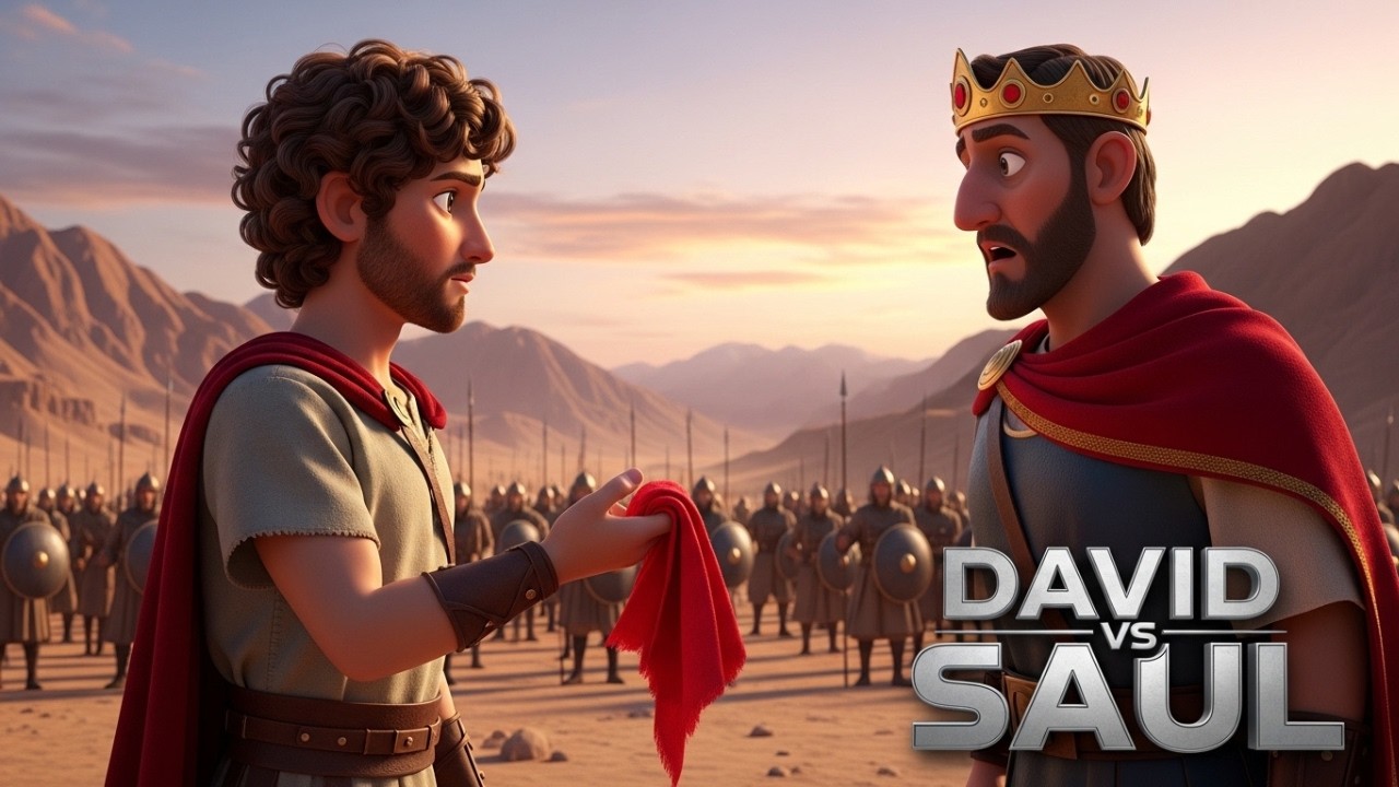 Por qué David perdonó a Saúl | El fugitivo de Israel | Impresionante historia bíblica en 3D