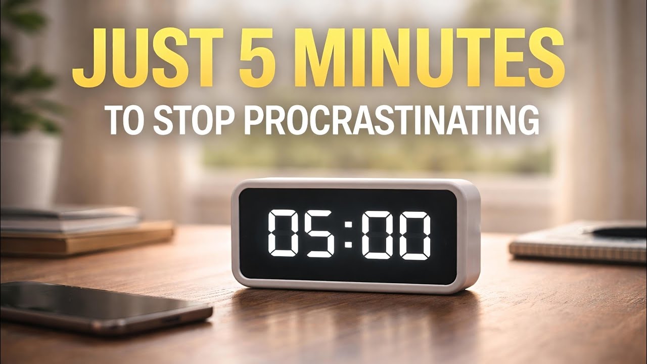 The 5-Minute Rule That Instantly Kills Procrastination