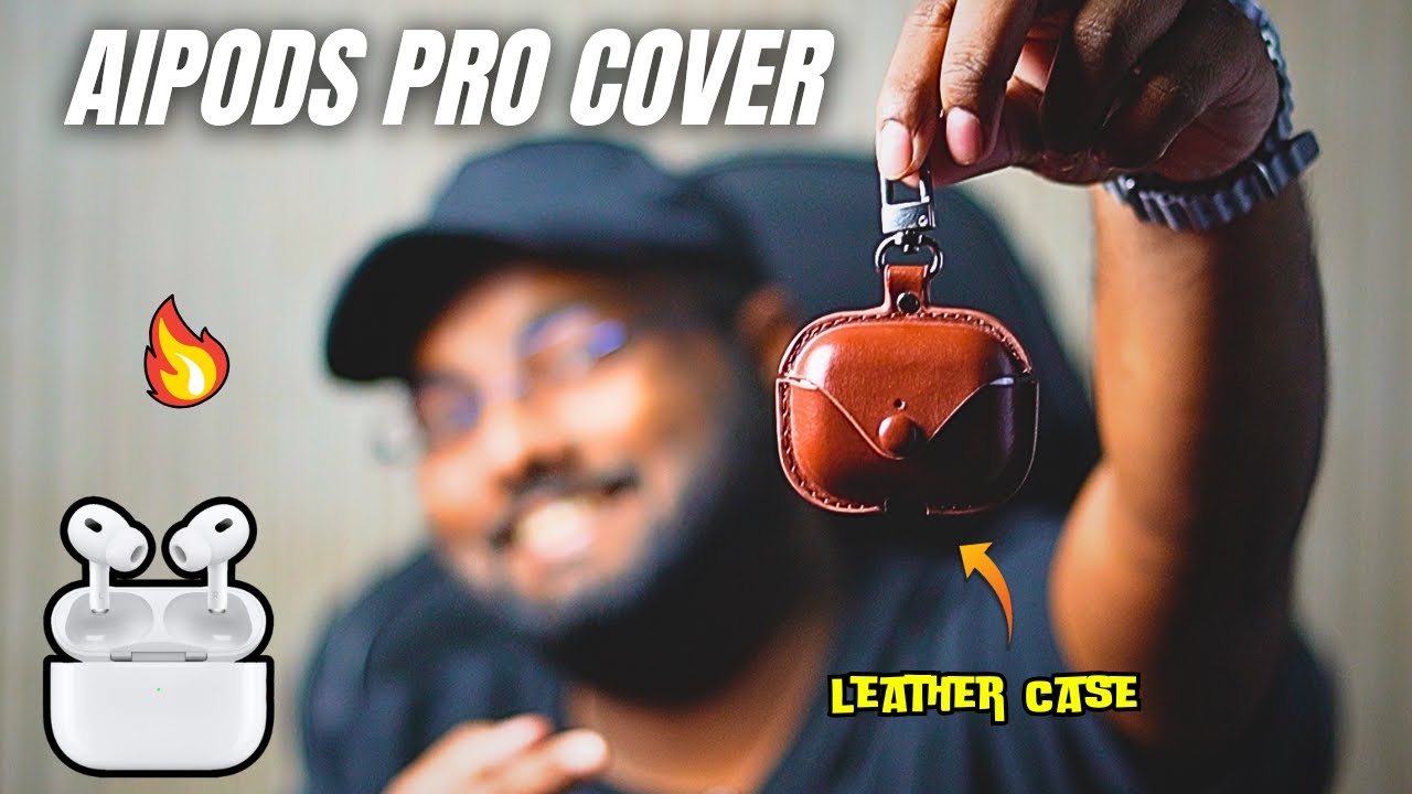 Best Cover For Airpods Pro ⚡| Unboxing & Review | Leather Case 🔥