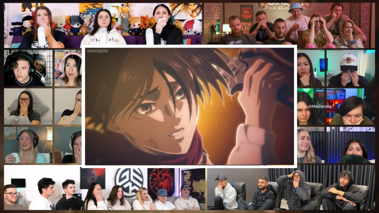 Attack on titan the final chapters part 2 Mega Reaction Mashup  | 進撃の巨人  | Shingeki no Kyojin