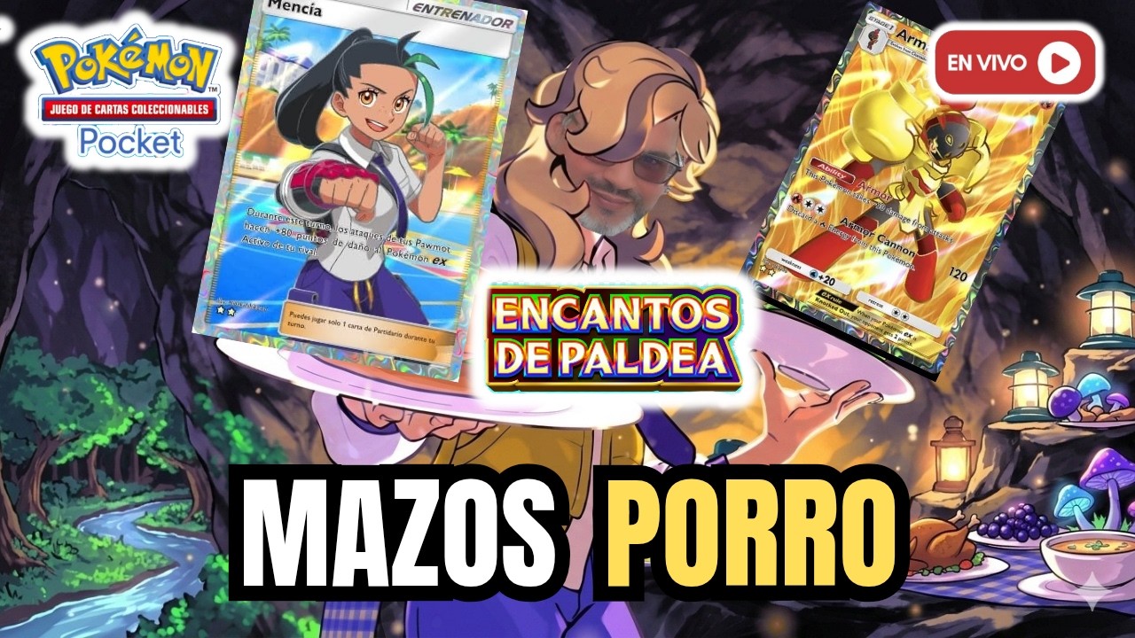 🔥 ENCANTOS DE PALDEA probando MAZOS PORRO | Pokémon TCG Pocket