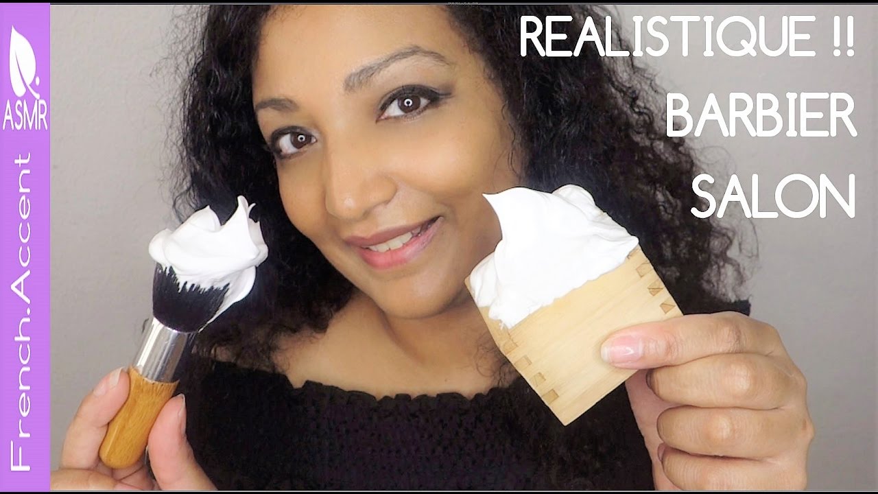 [ASMR français] Barbier consultation Barbershop & shaving Soft spoken
