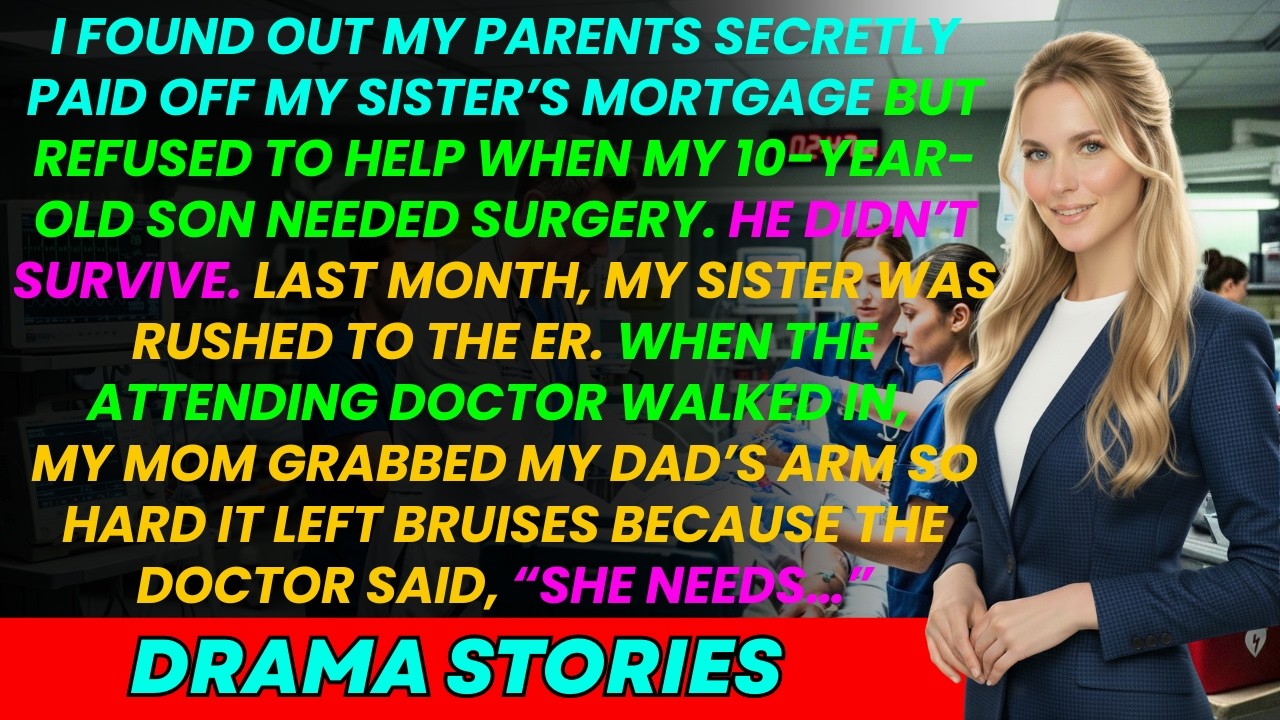 My Parents Refused to Save My Dying 10-Year-Old Son—But Secretly Paid Off My Sister’s Mortgage