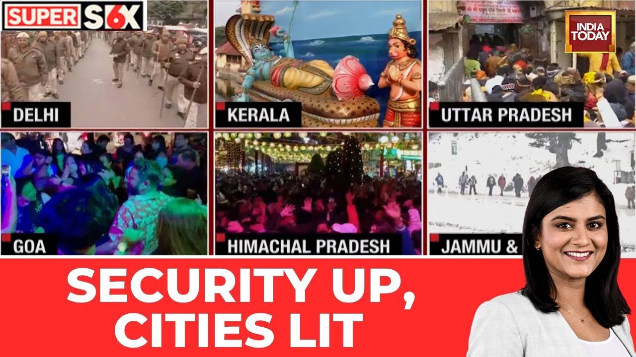 India Rings In 2026: Security Tightened In Delhi, Chennai Lit Up For New Year Celebrations