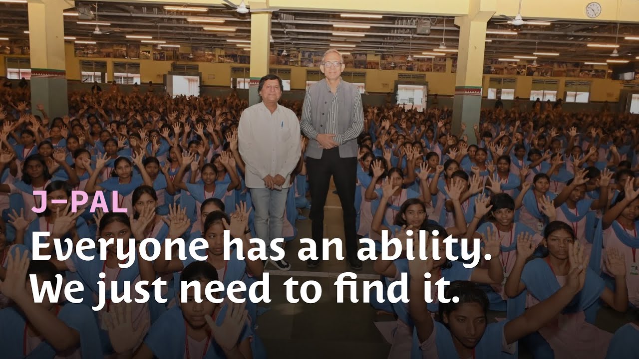 Abhijit Banerjee addresses the 11th Foundation Day of the KiiT International School SEN Globe