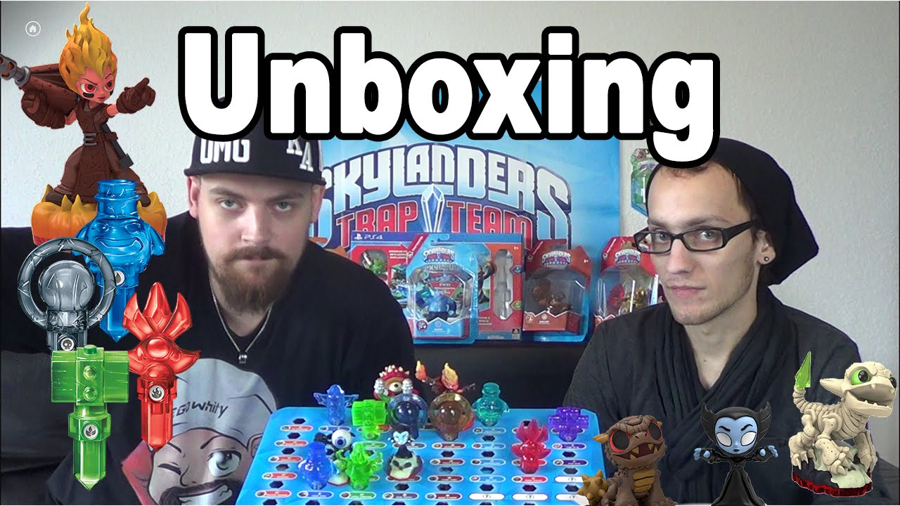 Skylanders Trap Team - Unboxing Fallen, Mini Packs und Core Figuren - pre Release [HD]