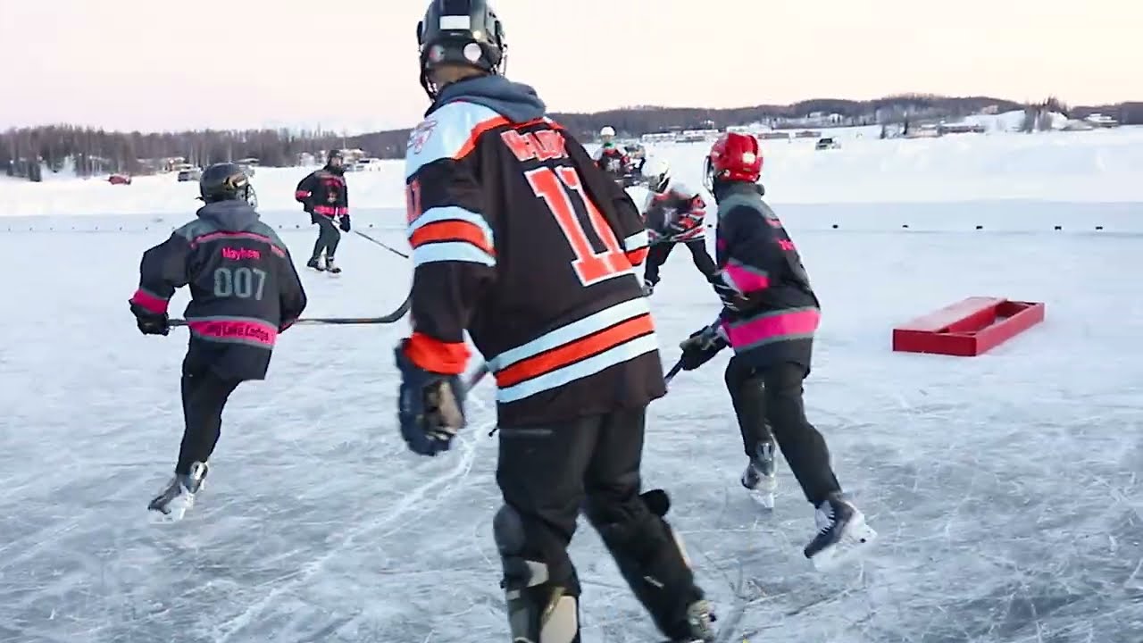 Big Lake Pond Hockey Tournament!!! 2nd Place🥈!! Created by Rink Rascals YT!