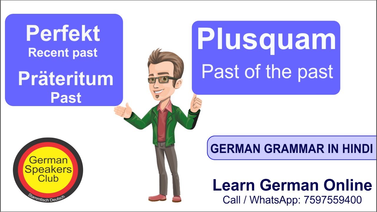 Plusquam- Past of the past | German Grammar in Hindi | Past Perfect Tense | Easily  German Tenses!