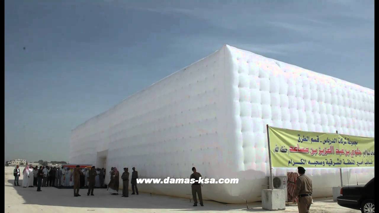 Awesome !! inflatable tent was built in less than 3 hours!!