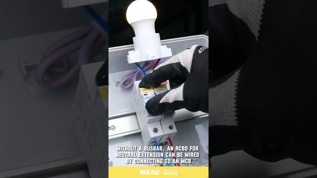 El Truco Eléctrico que Ahorra Espacio: Conectar RCBOs a MCBs en Cadena