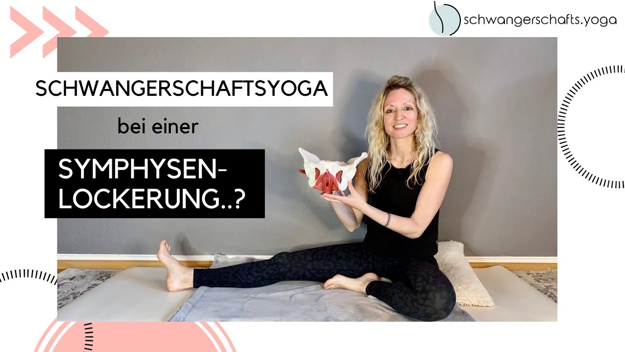 Schwangerschaftsyoga bei Symphysenlockerung? Tutorial zur Symphyse.