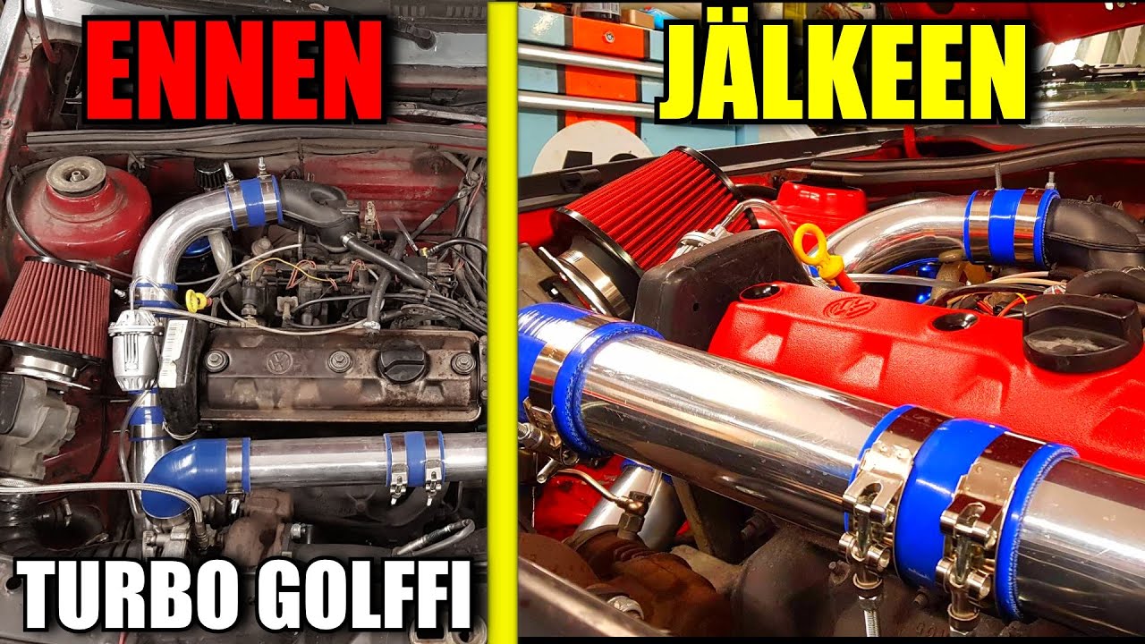 KONEHUONEEN SUURI MUODONMUUTOS | TURBOTETTU GOLF MK2