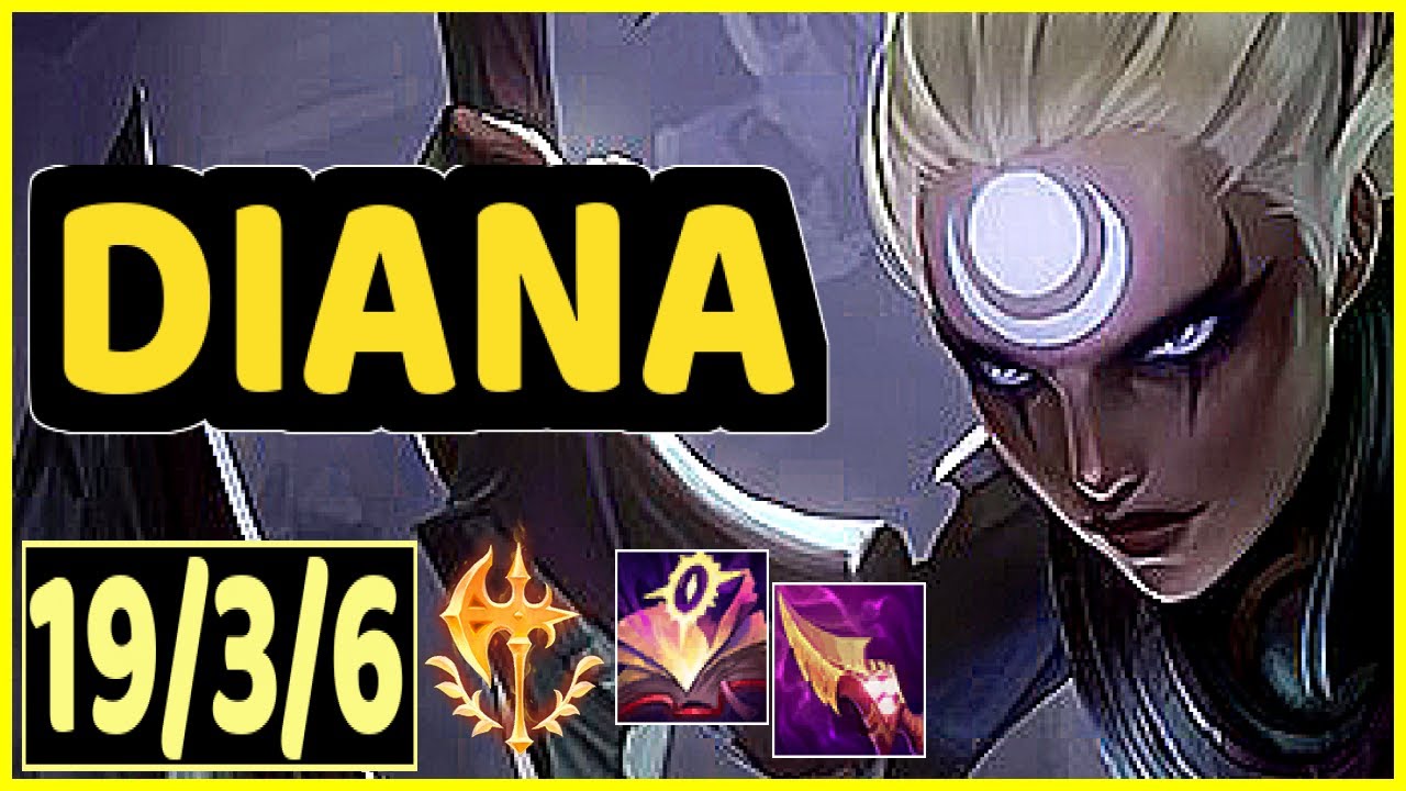 DIANA VS VIEGO - 19/3/6 KDA JUNGLE GAMEPLAY