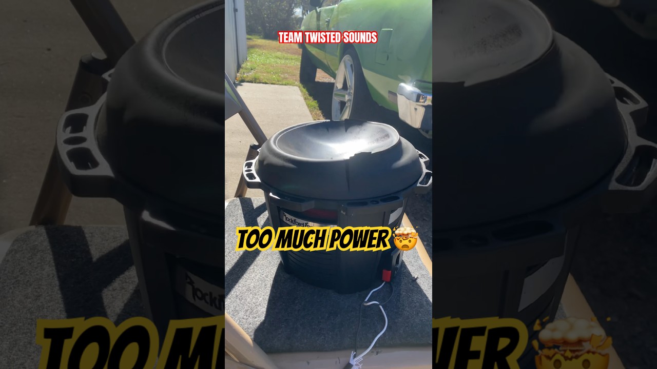 Rockford Fosgate T110 inch 2000watts #basshead #rockfordfosgate #subwoofer #caraudio #spl #bassheads
