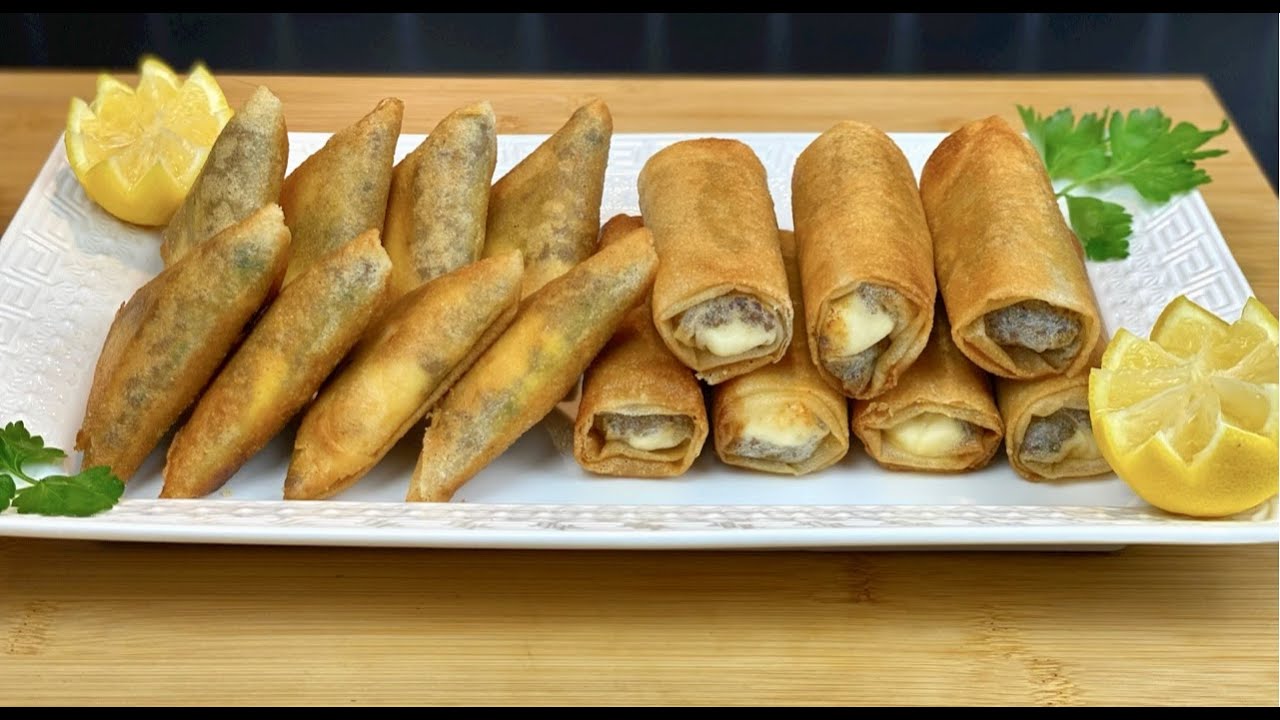RECETTE SPÉCIALE RAMADAN LES BRICKS CROUSTILLANTES VIANDE HACHÉE & FROMAGE KIRI