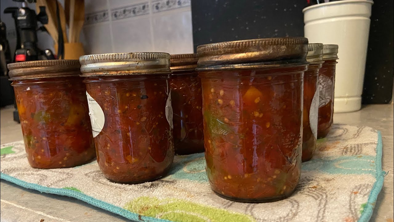 Canning Grandma’s Chili Sauce