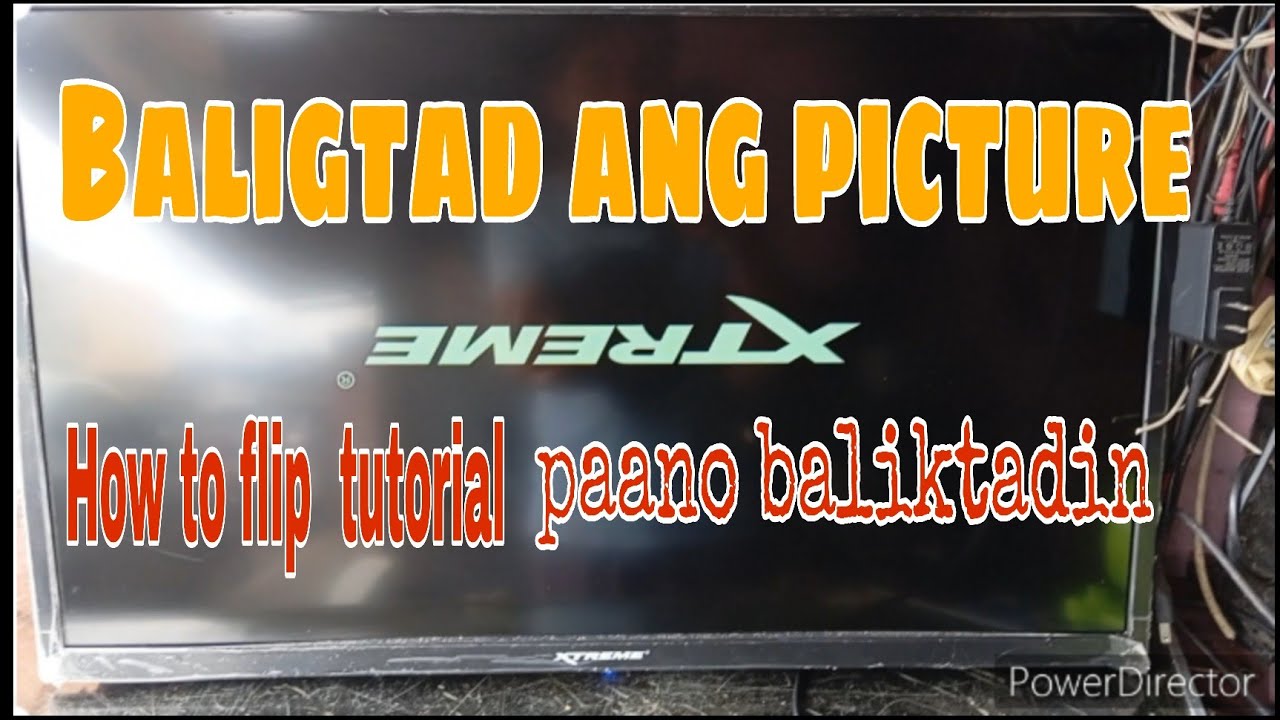extreme led tv service mode // flip image