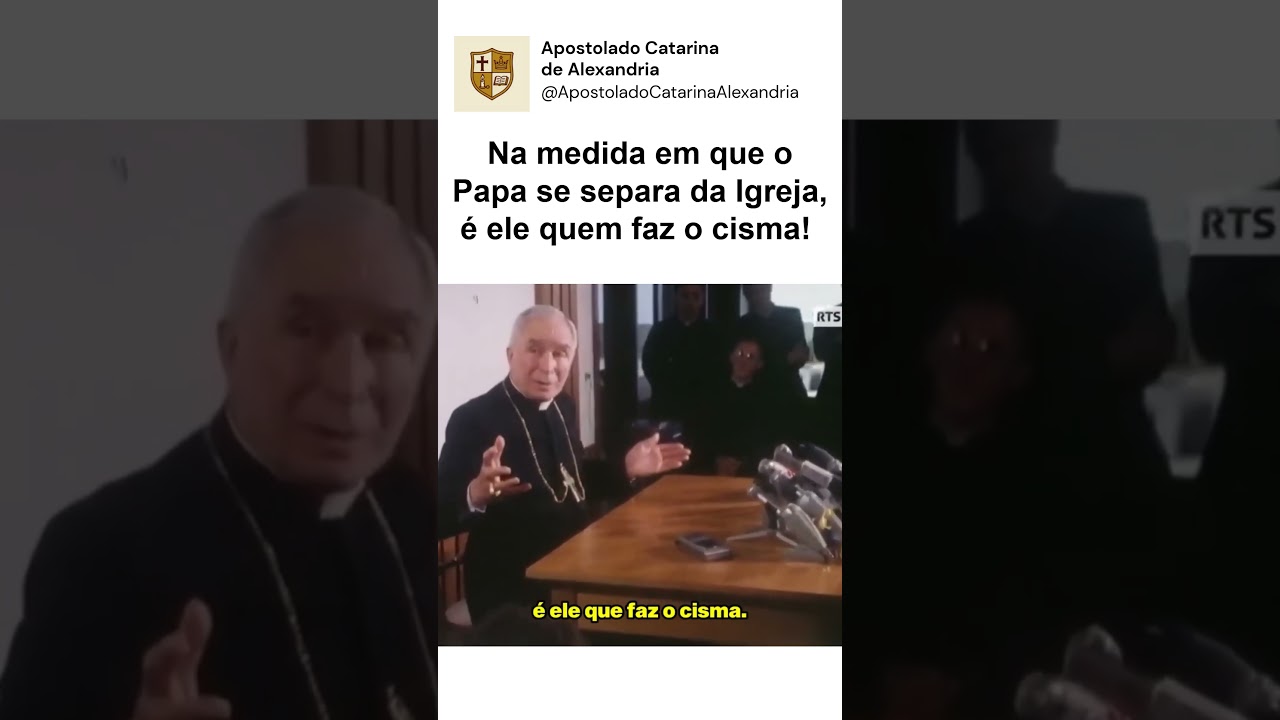 O verdadeiro cismático pode estar em Roma 