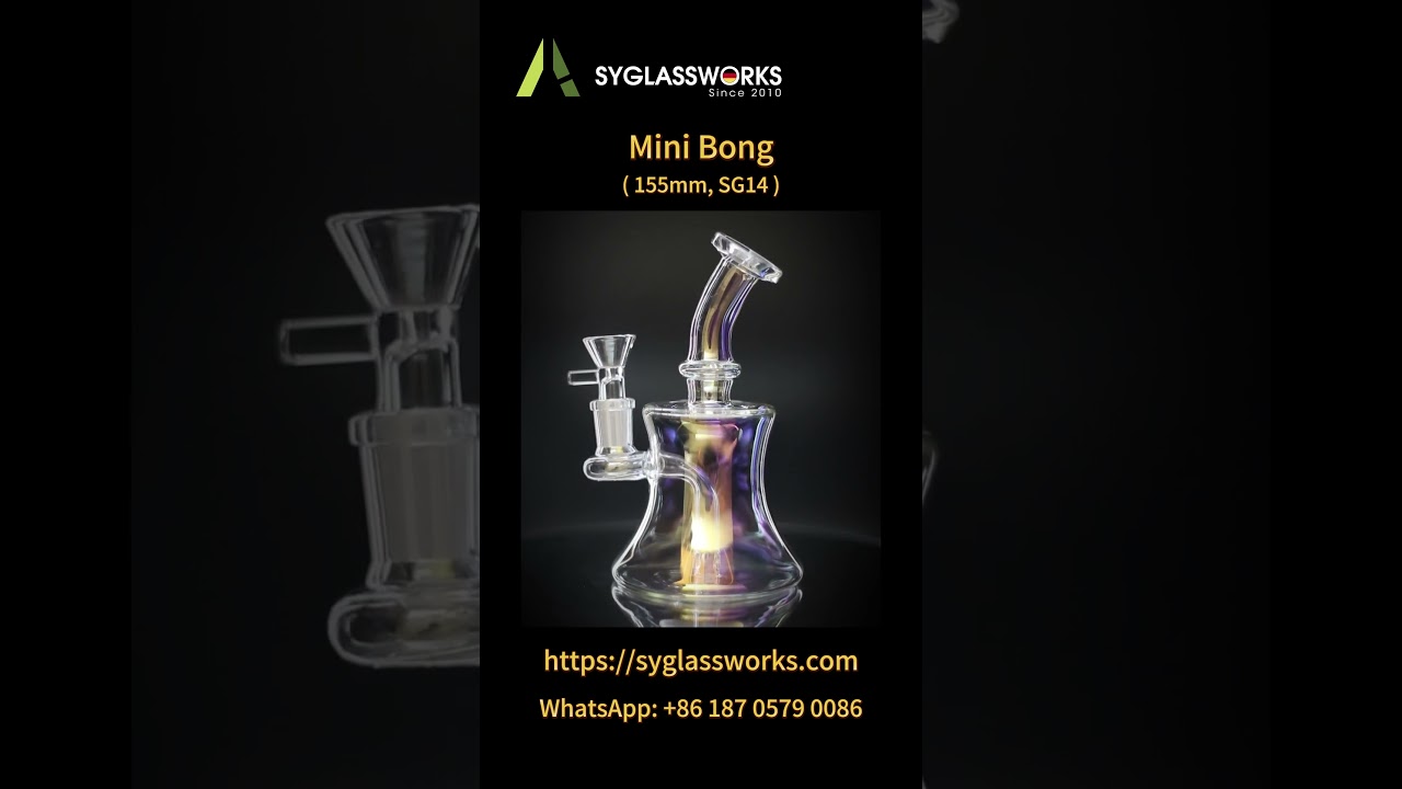 Mini Bong 155mm SG14 #headyglass #420 #cannabissociety #csc  #smoker #paraphernalia #smokingpipe