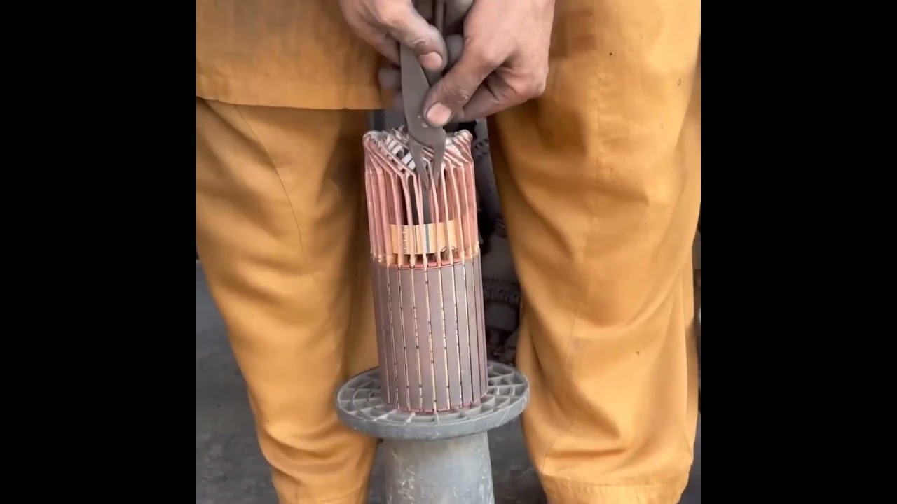 80Yrs Old Man Demonstrates Armature Rewinding Skills