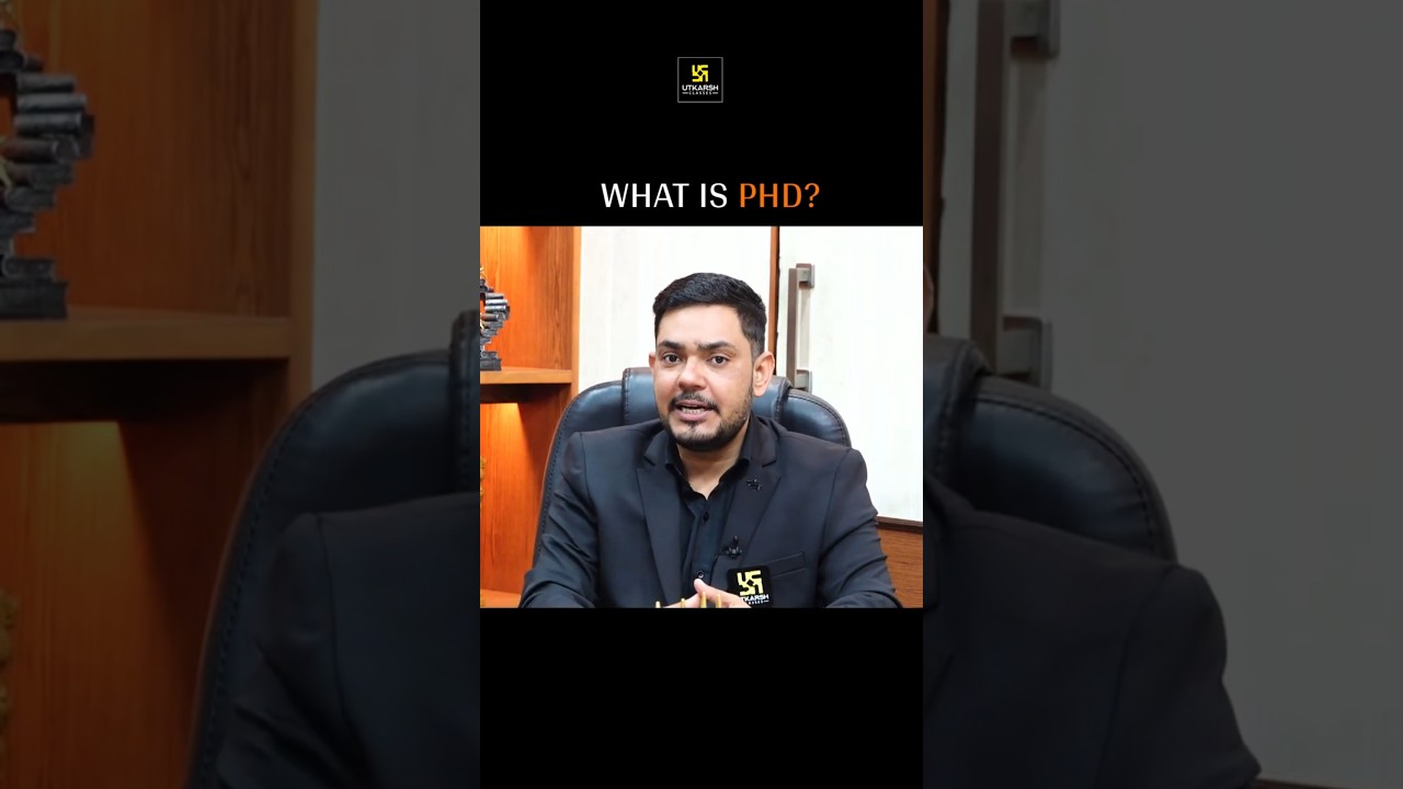 PhD Ka Matlab Sirf Degree Nahi! 🎓