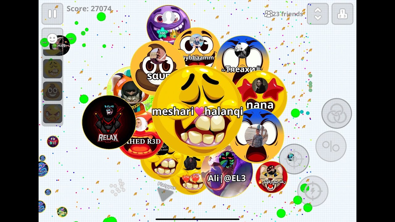 بث اقاريو لعيون الصملاوي مشاري   😍🔥| live agar.io macro noob