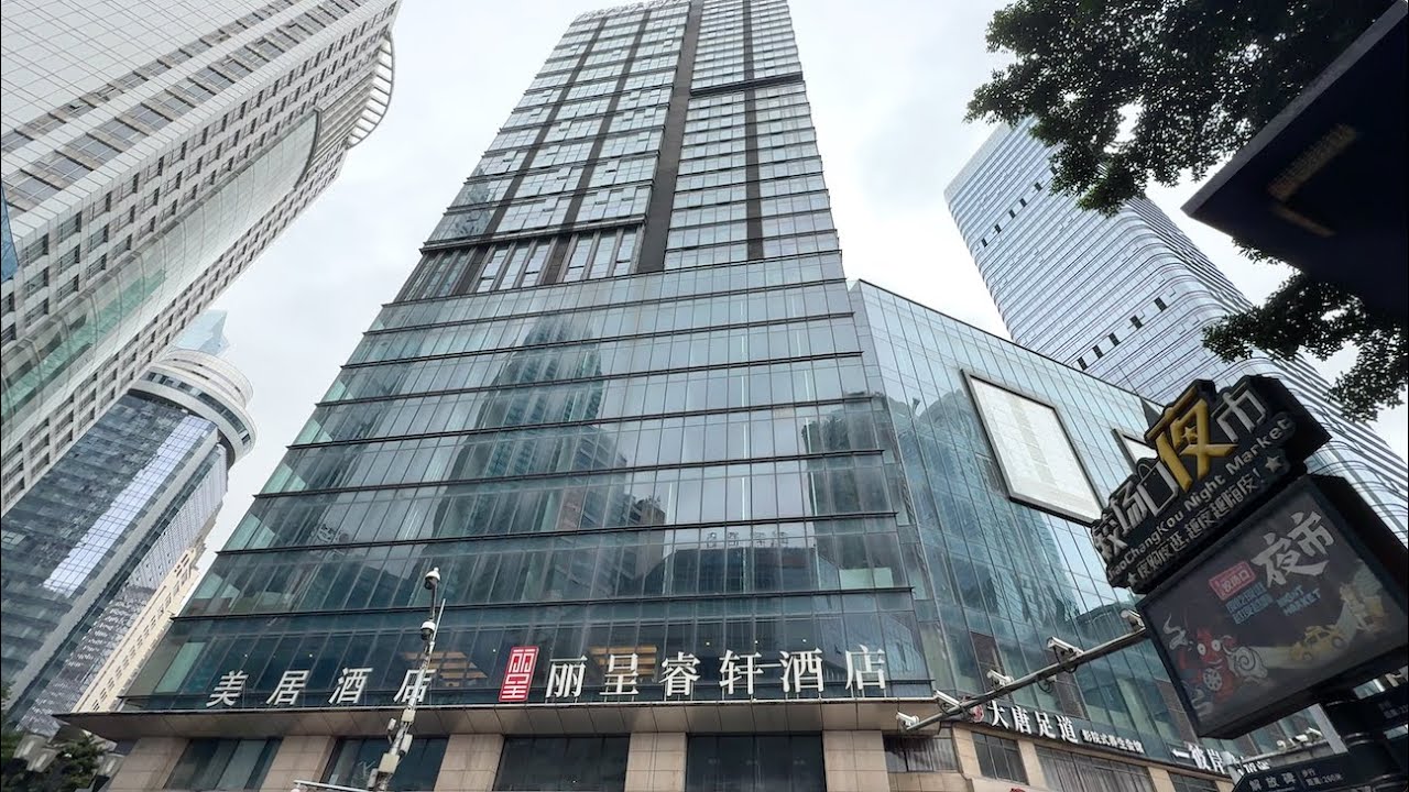 [4K] How to Walk to Mercure Hotel Chongqing Jiefangbei from Metro Stations  & What Is Nearby