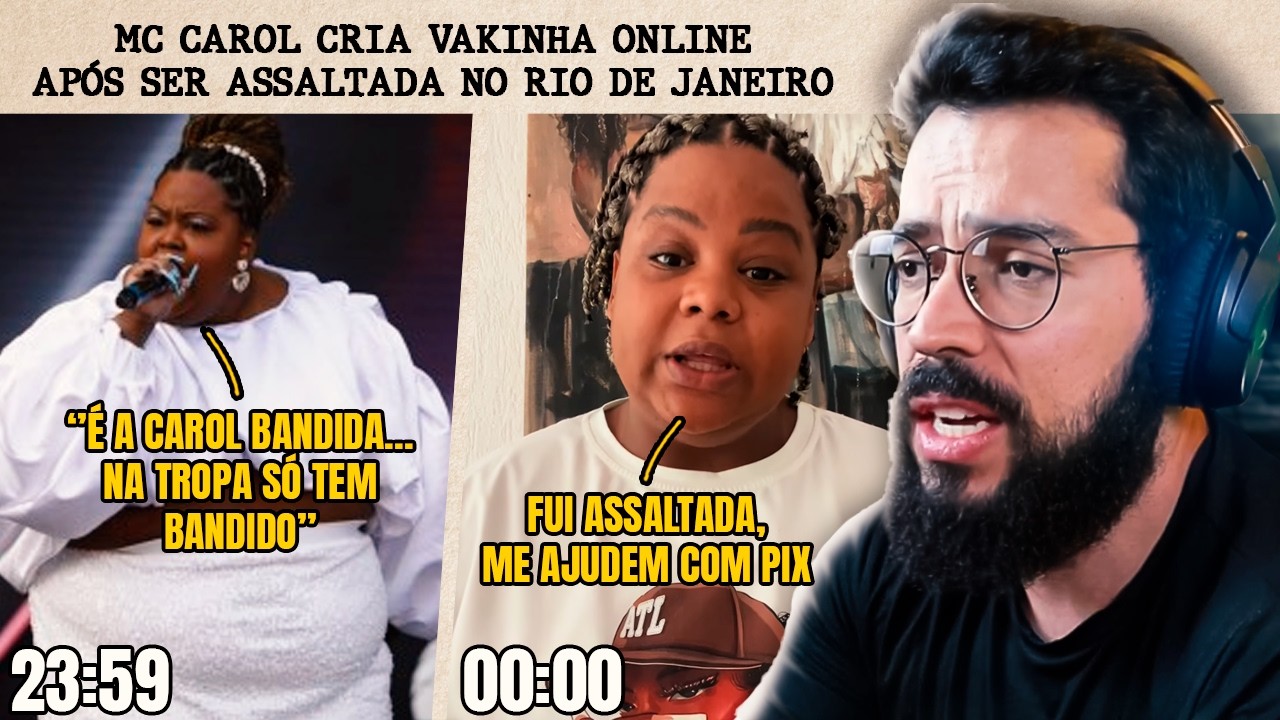 VÍTIMAS DE USUÁRIOS ASSALTARAM A MC CAROL