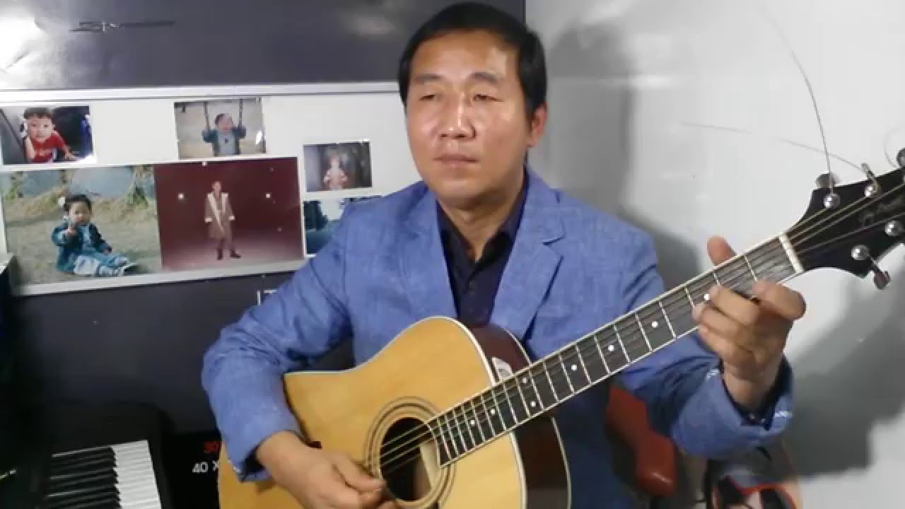 못잊어서 또 왔네 ( 이상열 ) 이창직 기타연주 Dm (남)통기타