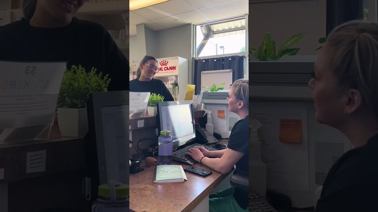 Working in vetmed, you learn to expect the unexpected. #receptionist #vetmed #skit #faq #petparent