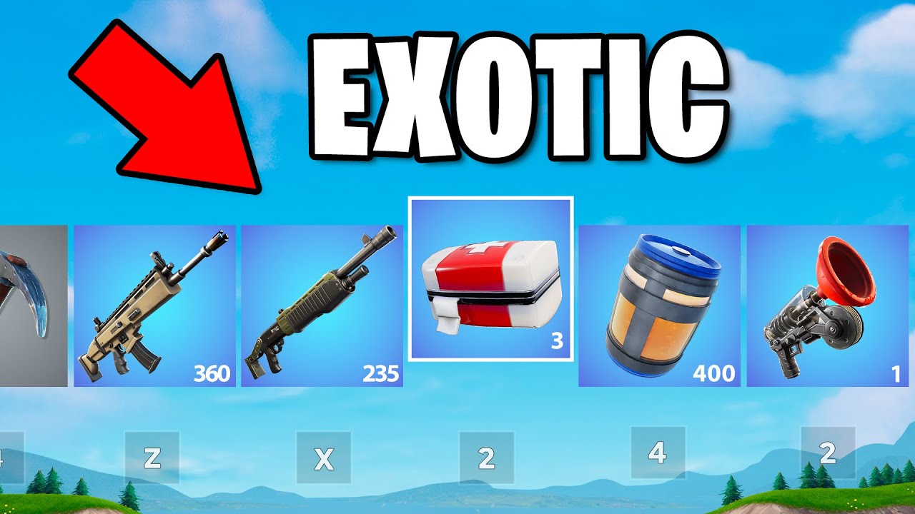 Fortnite, But Everything is Exotic